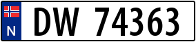 Truck License Plate